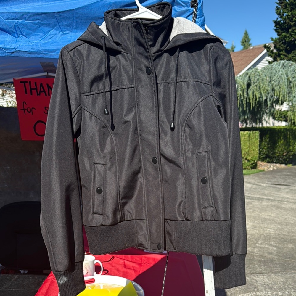 Sebby Black Bomber Jacket